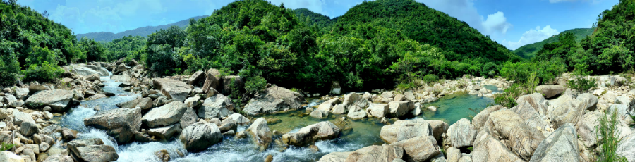 北峰山溯溪探险